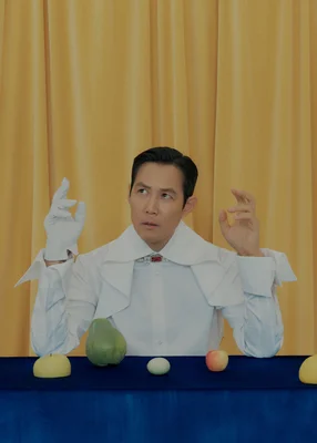 Lee Jung-jae, interprète de Gi-hun, dans une photo promotionnelle de Squid Game saison 3.