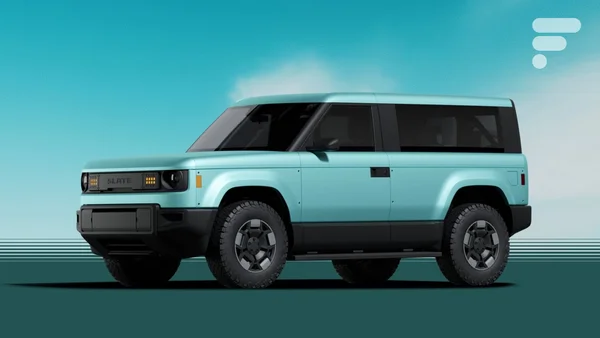Illustration du SUV électrique Slate Auto.
