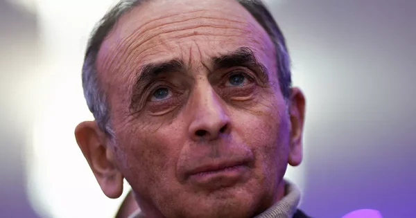 Portrait d'Éric Zemmour.