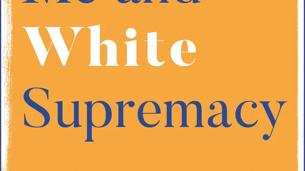 Graphisme promotionnel pour 'Me and White Supremacy' de Layla Saad, édité par Hachette Australia.