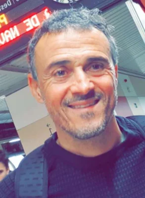 Luis Enrique lors d'une rencontre entre le PSG et Lorient au Parc des Princes.