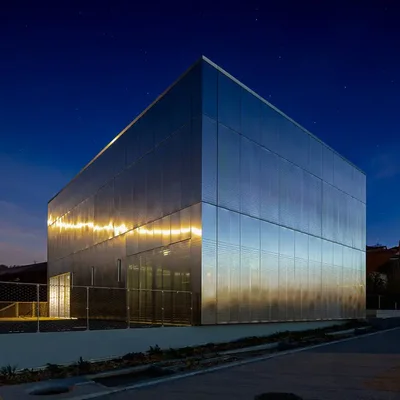 Musée archéologique du lac de Paladru (MALP) à Paladru, architecture contemporaine.