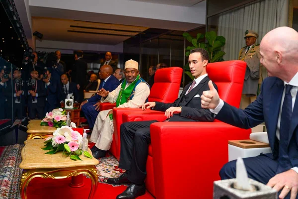 Le prince héritier du Maroc lors de l'ouverture de la CAN 2025.