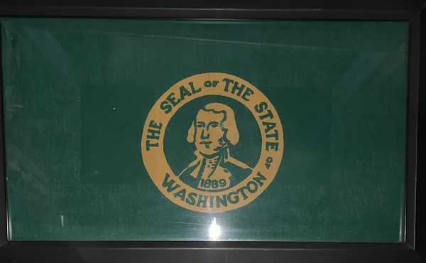 Drapeau de l'État de Washington, où s'est produite l'explosion industrielle.