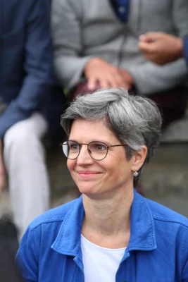 Sandrine Rousseau aux journées d'été des écologistes 2021 à Poitiers.