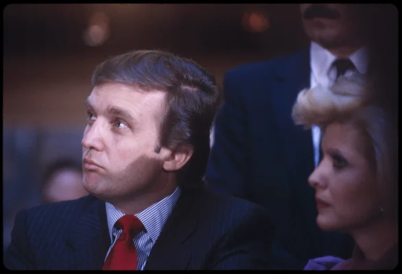 Donald Trump lors d'une conférence de presse organisée à la Trump Tower.