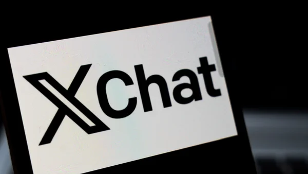 Le nouveau service XChat annoncé par X.