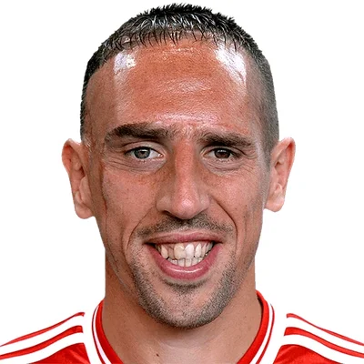 Portrait souriant de Franck Ribéry.
