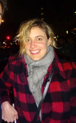 Portrait de la réalisatrice Greta Gerwig à New York.