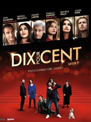 Affiche promotionnelle de la saison 3 de la série Dix pour cent.