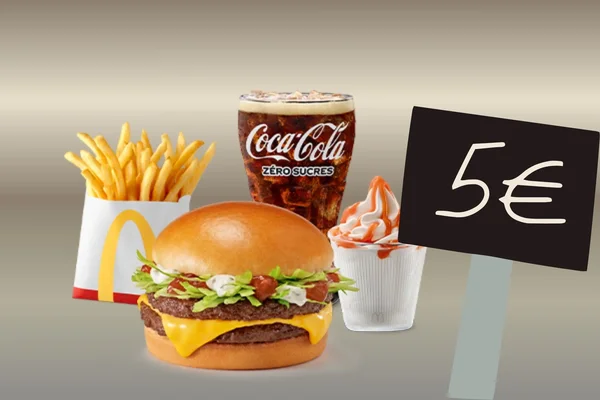 McDonald's invente un menu à 5€ pour lutter contre l'inflation