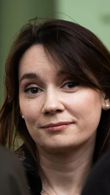 Xenia Fedorova, portrait sur fond vert.