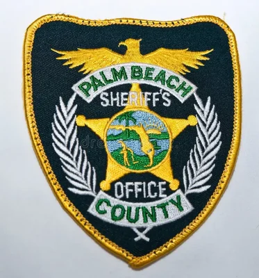 Écusson du bureau du shérif du comté de Palm Beach, en Floride.