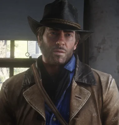 Portrait d'Arthur Morgan, protagoniste de Red Dead Redemption 2.