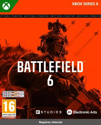 Affiche promotionnelle de Battlefield 6 avec soldat et avions de chasse.