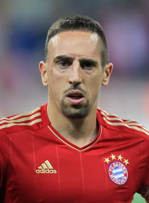 Franck Ribéry en maillot du FC Bayern Munich.