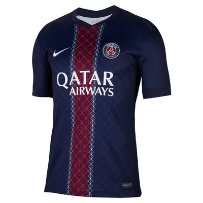 Maillot domicile Nike PSG 2025-2026 pour adultes, vendu par Sports Direct.