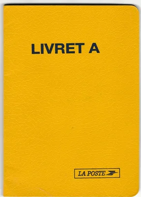 Ancien livret A (papier) de La Poste, illustrant le produit d'épargne qui financera en partie les nouvelles centrales nucléaires.