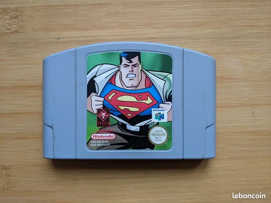 Cartouche du jeu Superman pour Nintendo 64.