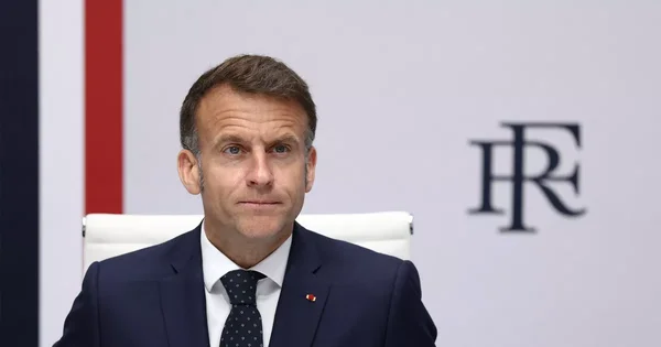 Emmanuel Macron, président de la République française.