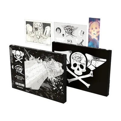 Édition collector des 'Chants du Cygne Noir' avec coffret et estampes incluses.