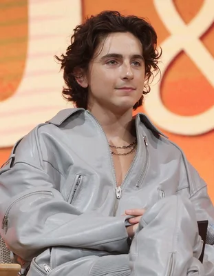 Timothée Chalamet lors d'une séance photo pour le magazine Elle.
