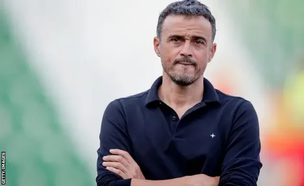 Portrait de l'entraîneur Luis Enrique.