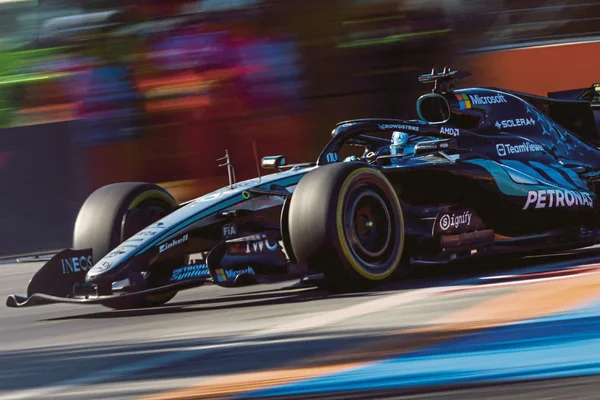 Mercedes en action lors du Grand Prix du Canada.