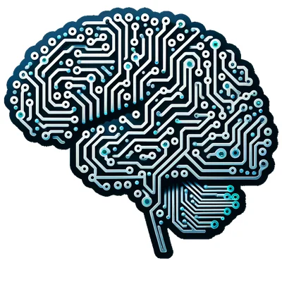 Représentation symbolique de l'intelligence artificielle générée par DALL-E 3.