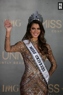 Iris Mittenaere, Miss Univers, lors d'un événement à New York.