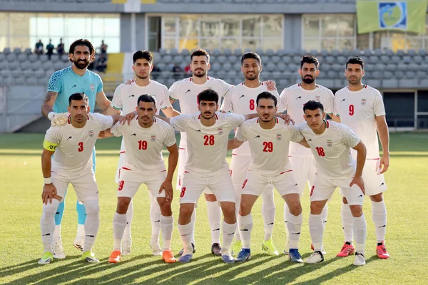 L'équipe d'Iran posant pour une photo officielle avant la Coupe du monde 2026.
