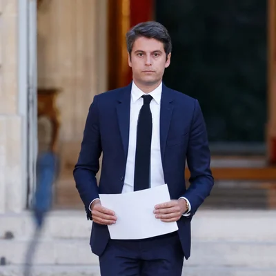 Gabriel Attal, candidat à la présidence du groupe Renaissance à l'Assemblée nationale.
