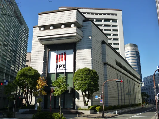 Siège de la Bourse de Tokyo (JPX), lieu de l'introduction en bourse record de GO Inc. en 2026.