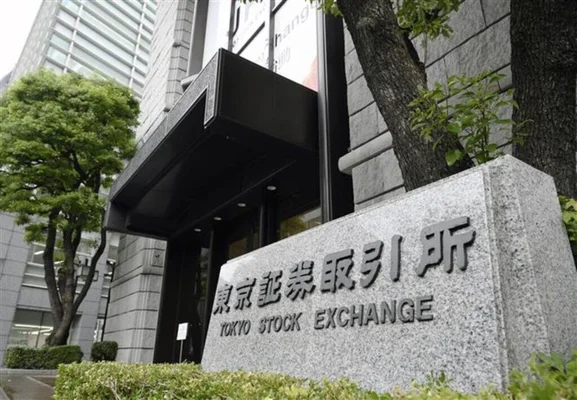 Entrée de la Bourse de Tokyo, où GO Inc. a réalisé la plus grande introduction en bourse du Japon en 2026.