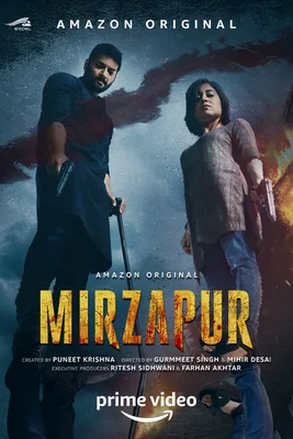 Affiche promotionnelle de Mirzapur, série Amazon Original.