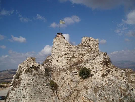 Les ruines de la forteresse de Beaufort, site historique du sud du Liban.