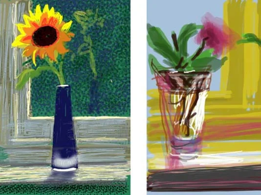 David Hockney : 82 portraits et 1 nature morte | Musée Guggenheim Bilbao