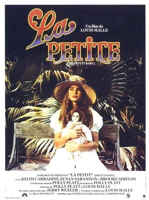 Affiche du film 'La petite' (Pretty Baby, 1978) de Louis Malle, avec Brooke Shields.