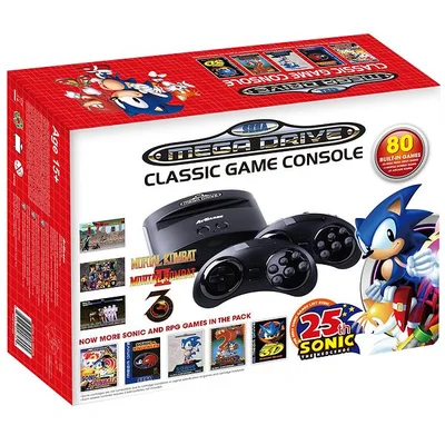 AtGames Sega Mega Drive Classic Game Console - Sonic 25th Anniversary 2016 - leDénicheur