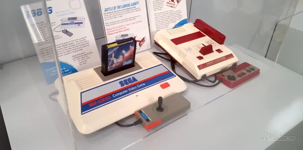 Exposition muséale de la SG-1000 et de la Tomy CompuVision.