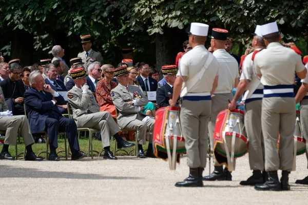 Gérard Larcher lors d'un concert de la Légion étrangère au Jardin du Luxembourg, le 13 juillet 2024.