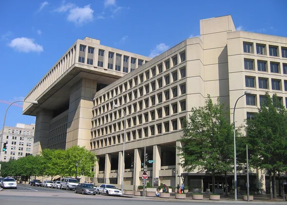 Le siège du FBI à Washington D.C., le bâtiment J. Edgar Hoover.