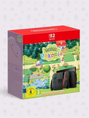Boîte du bundle Nintendo Switch 2 Pokémon Pokopia.