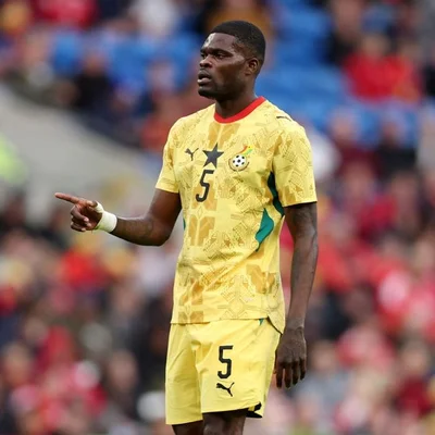 Thomas Partey en action avec le Ghana.