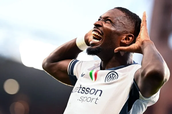 Marcus Thuram, frère de Khéphren, célèbre un but avec l'Inter Milan.
