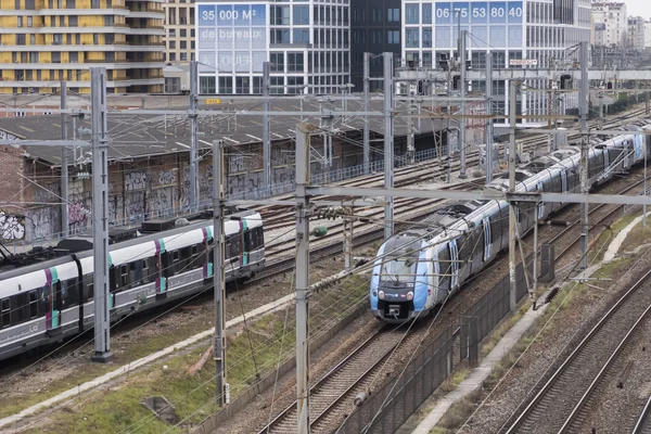Circulation ferroviaire perturbée en Île-de-France lors de la tempête Goretti.