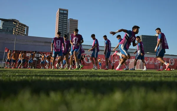 L'équipe d'Iran à l'entraînement à Los Angeles avant son premier match de Coupe du Monde 2026.
