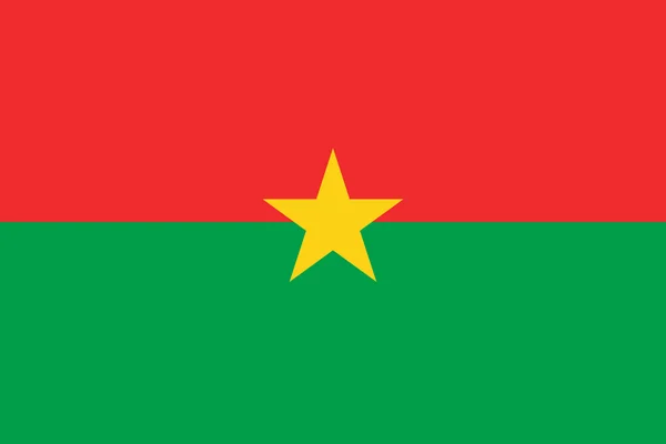 Drapeau du Burkina Faso, symbole national du pays.