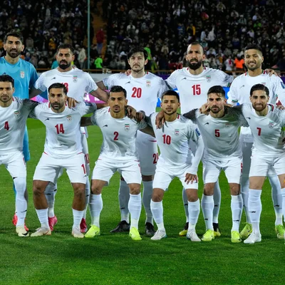 L'équipe d'Iran lors d'une séance d'entraînement au Mexique.