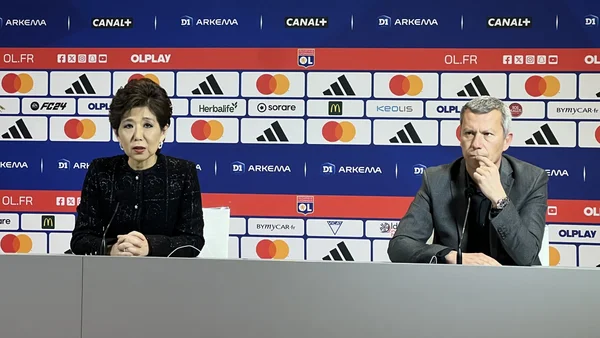 Conférence de presse de Michele Kang avec les partenaires de l'OL.